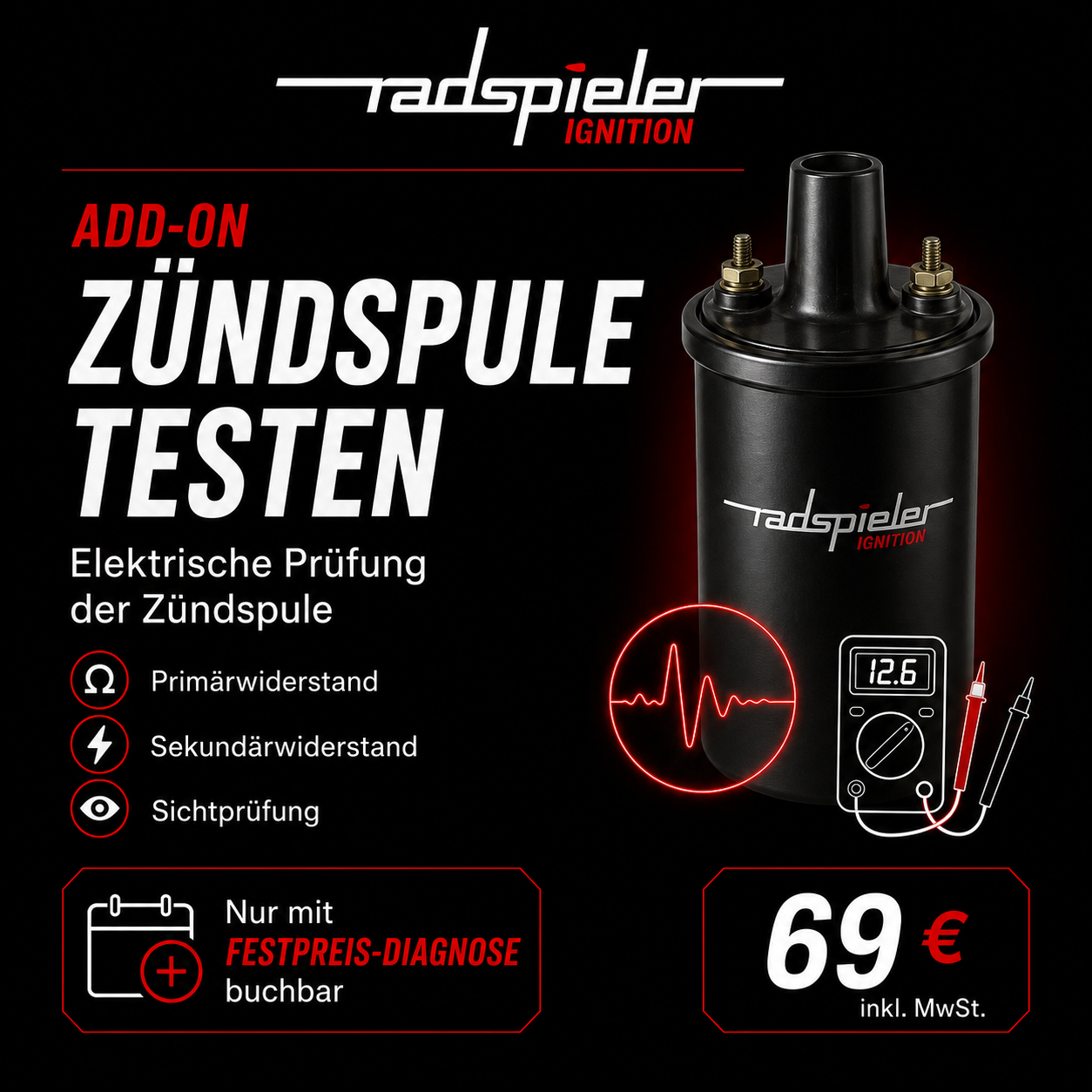 Zusatzpaket: Zündspule testen
